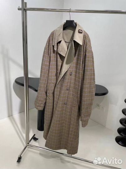 Плащ тренч женский двухсторонний