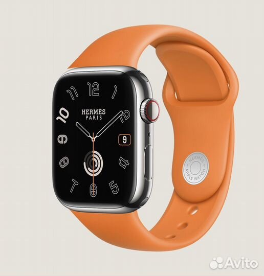 Apple Watch Hermes Series 8 45mm Orange Sport