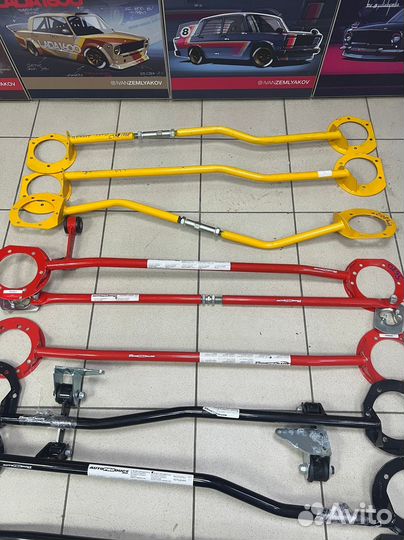 Распорка растяжка усилители Ваз стабилизатор