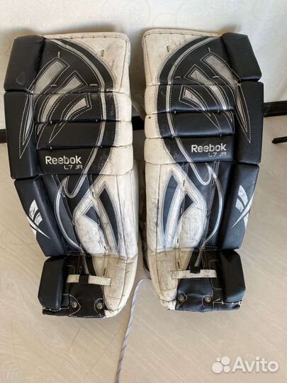 Вратарские хоккейные щитки reebok L7 jr 28+1