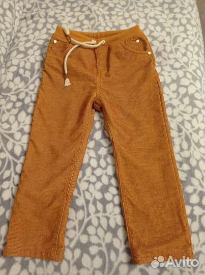 Брюки вельветовые новые для мальчика