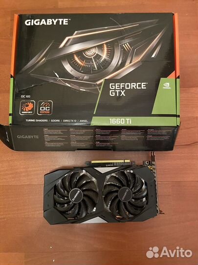 Видеокарта gtx gigabate 1660ti