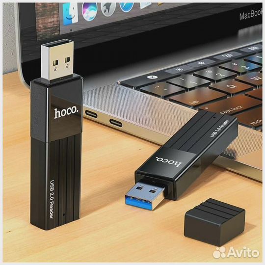 Картридер hoco HB20 Mindful 2 in 1 USB 3.0/5Gbps