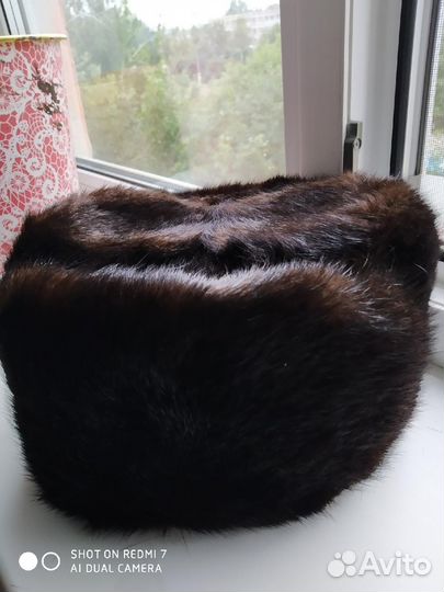 Норковая шапка мужская