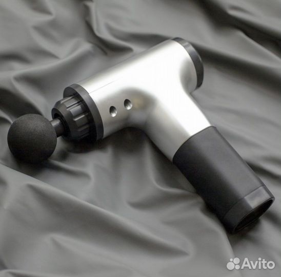 Перкуссионный массажер (4 насадки)