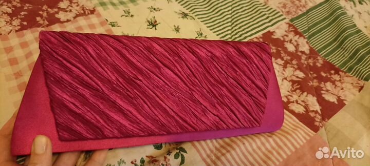 Сумка клатч атласный