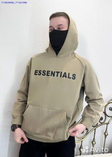 Худи Essentials бежевое