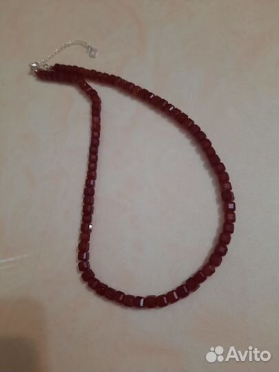 Чокер из натурального рубина