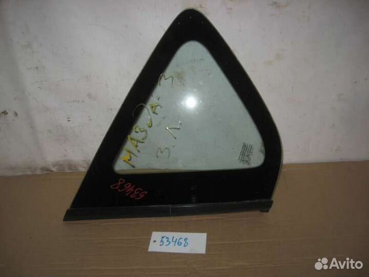 Стекло кузовное глухое левое Mazda 3 (BK) 2002-200