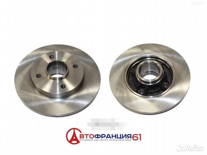 Диск тормозной задний, 60201954SX peugeot;citroen