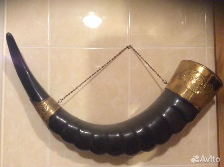 Рог тура сувенирный, производство СССР