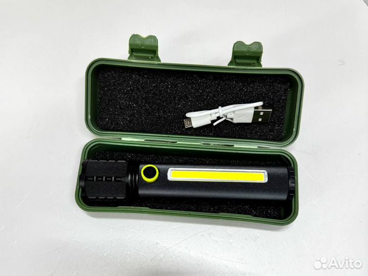 Фонарик с чехлом power style