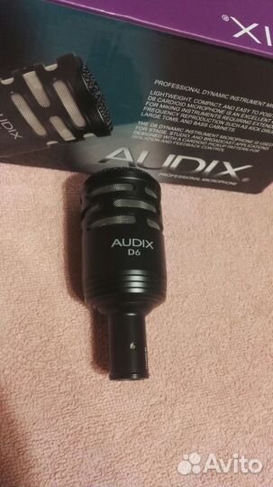 Audix D6 Kick Drum Аudix SCX-1 Cond Instr Mic