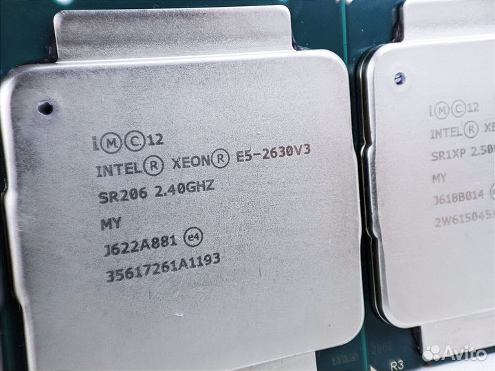 Процессоры Intel Xeon E5 2620-60 v3v4 X99