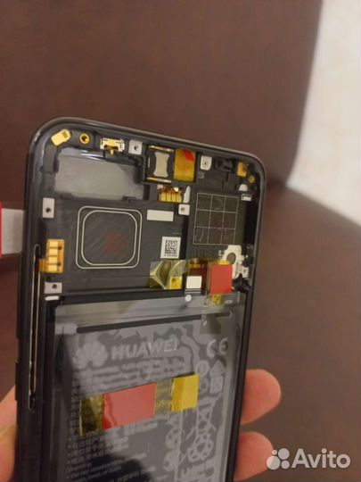 Сервисный экран honor 10 рамка+акб(черный)