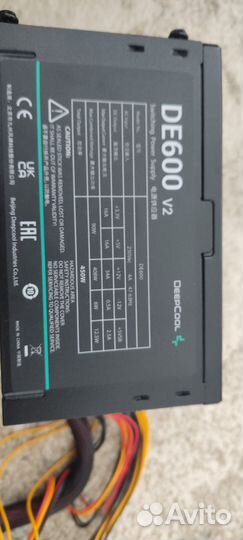 Блок питания 600w deepcool