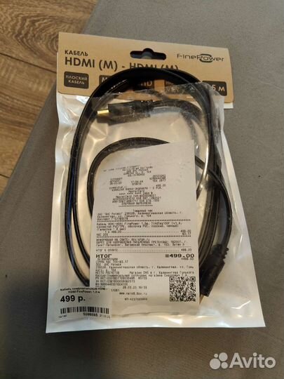 Кабель hdmi версии 1.4 длина 1.5м новый