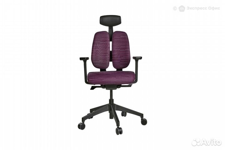 Кресло компьютерное ортопедическое D2-200-T wine