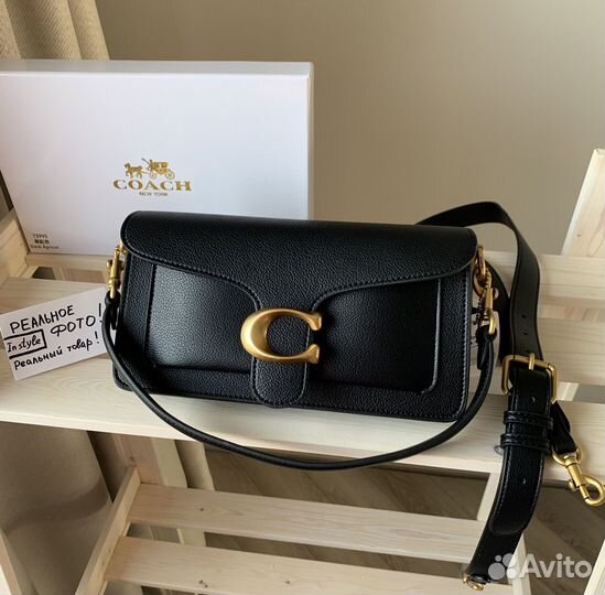 Сумка coach tabby 26 натуральная кожа (пресс)