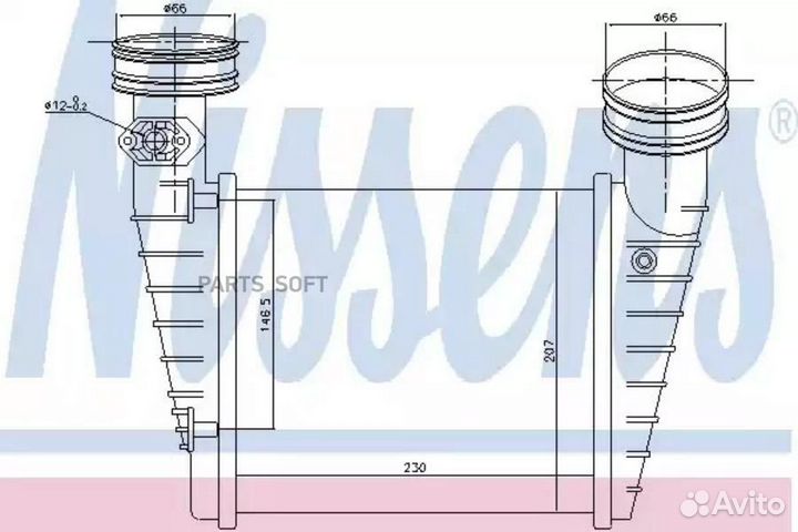Интеркулер skoda superb (2002) 1.8