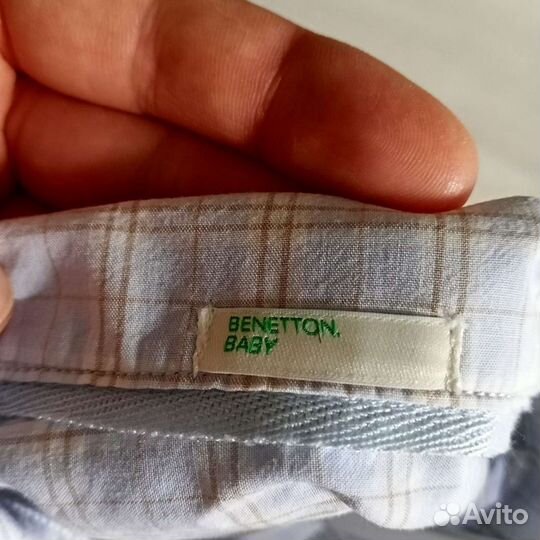 Рубашка детская Benetton на годик