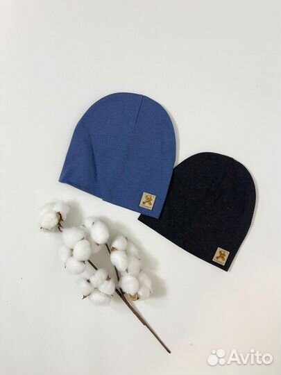Новая трикотажная шапка для мальчика 3-5 лет