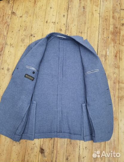 Твидовый пиджак Modesto Bertoto Италия 50