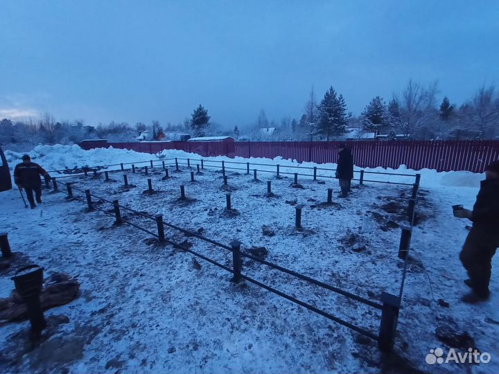 Винтовые сваи от производителя (Установка, доставка)