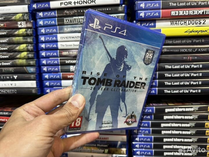 Tomb raider ps4 диск новый