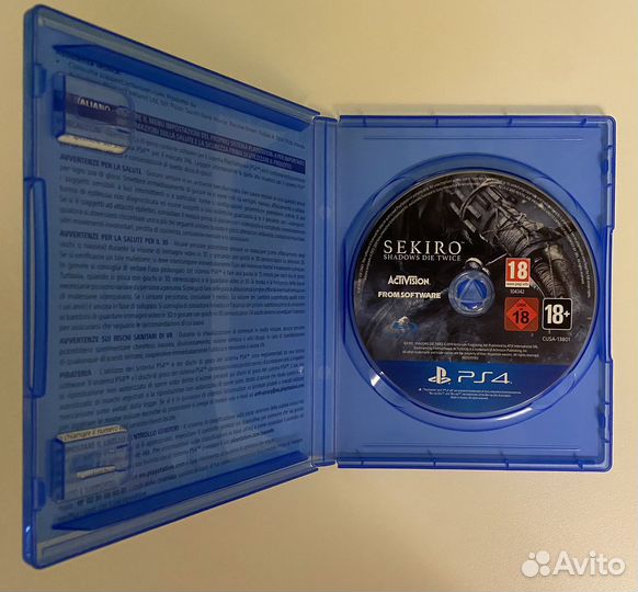 Sekiro Shadows Die Twice для PlayStation 4