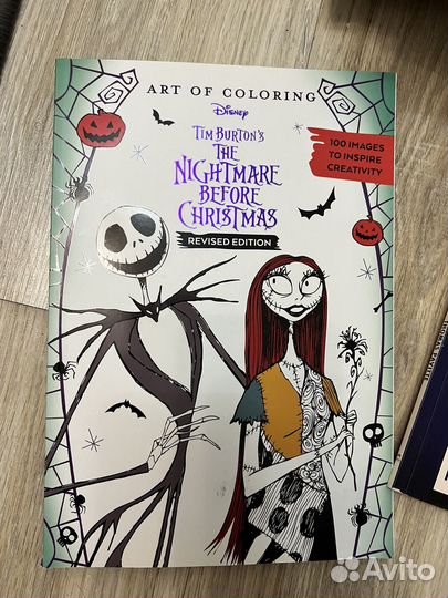Disney the nightmare before christmas раскраска