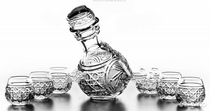 Дятьковский хрусталь набор Пушка