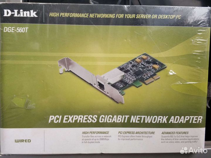 Сетевая карта pci e D-link DGE 560T Gigabit