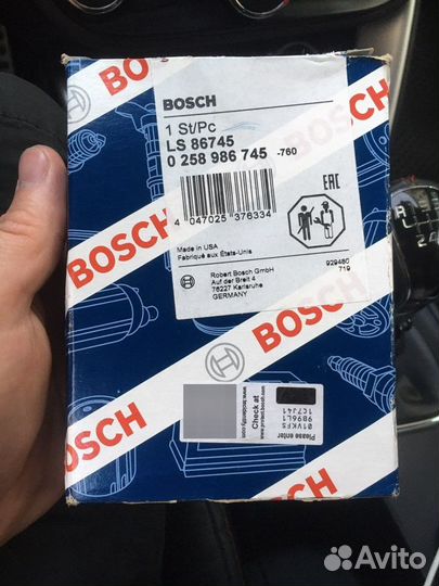 Лябдо-зонд Bosch 0 258 986 745 датчик кислорода