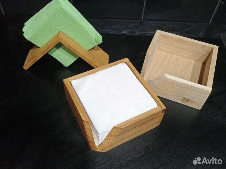 Салфетница деревянная