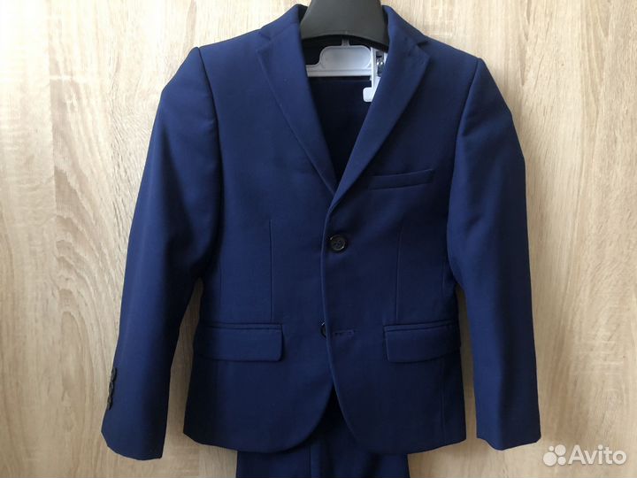 Школьный костюм для мальчика 122 128 синий