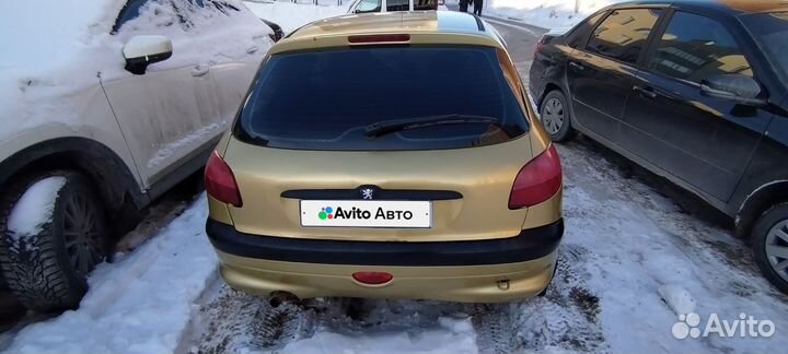 Peugeot 206 1.4 AT, 2003, 180 000 км