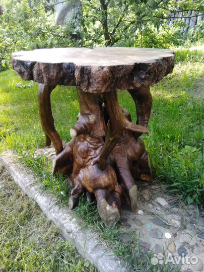 Стол из корня капа в баню,на дачу,усадьбу