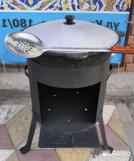 Пeчь для кaзана 16 литpoв