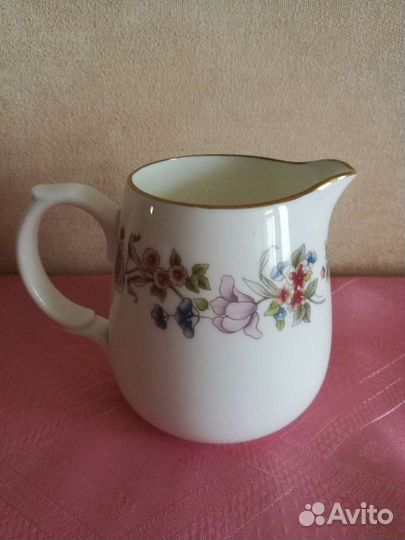 Чайное трио, сахарница, молочник, Англия