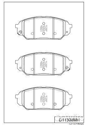 Колодки тормозные передние