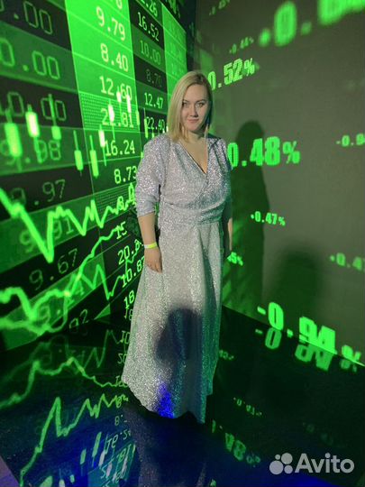 Вечернее платье в пол 56 58