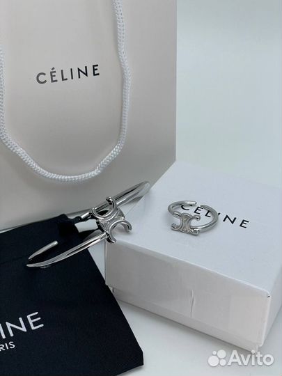 Браслет кольцо Celine