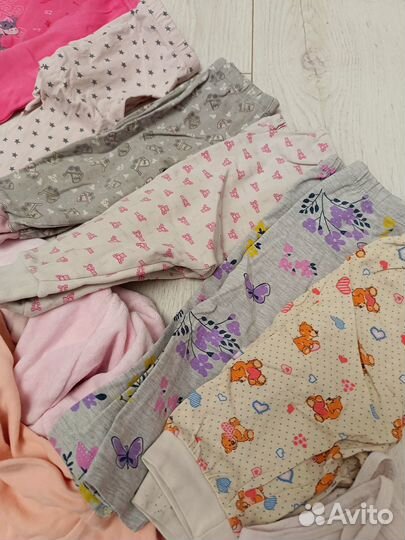 Одежда на девочку 3-12 мес пакетом