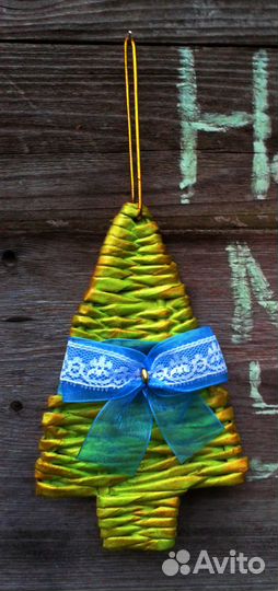 Ёлочка новогодний декор ёлочная игрушка