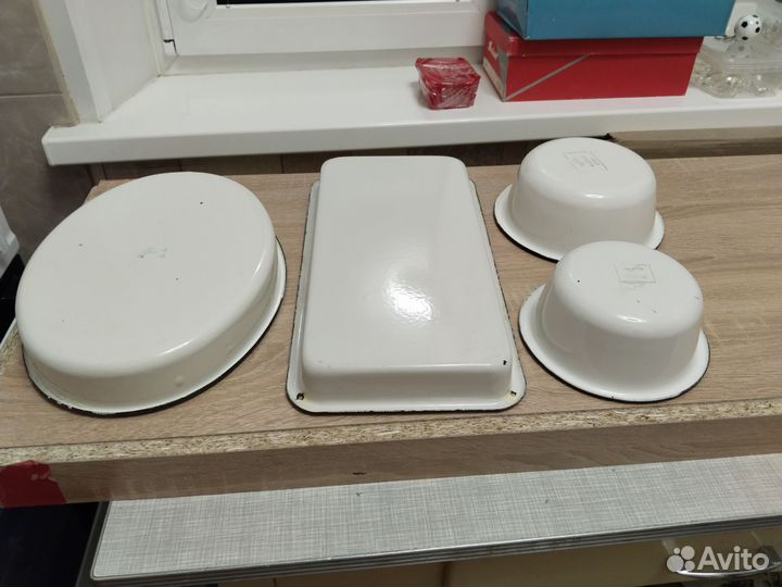 Лотки эмалированные СССР