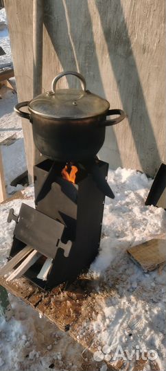 Печь ракета