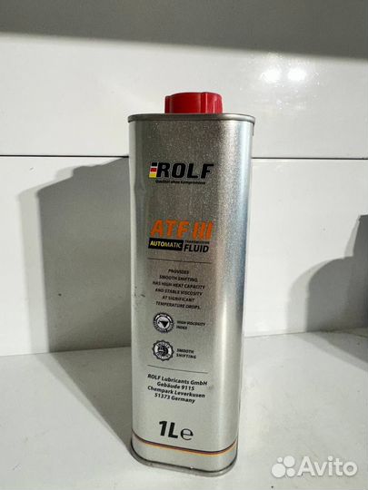 Масло rolf ATF III 1л