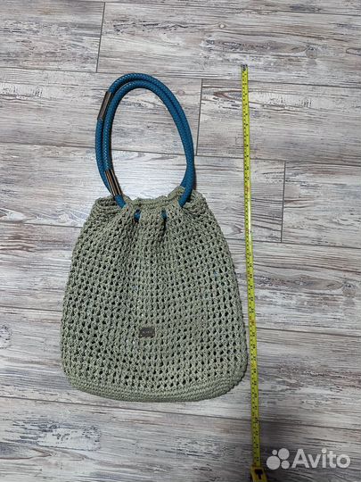 Сумка пляжная плетеная