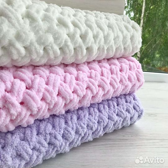 Плед детский плюшевый